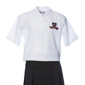 SALE ST CUTHBERTS JR POLOSHIRT, St Cuthberts Junior